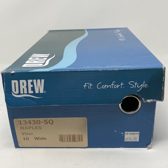 DREW Naples Comfort Shoes in vino WIDE - Picture 9 of 9